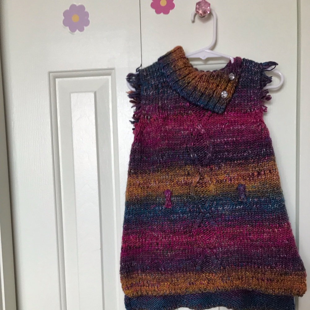 Multi-Colored Sweater Vest
